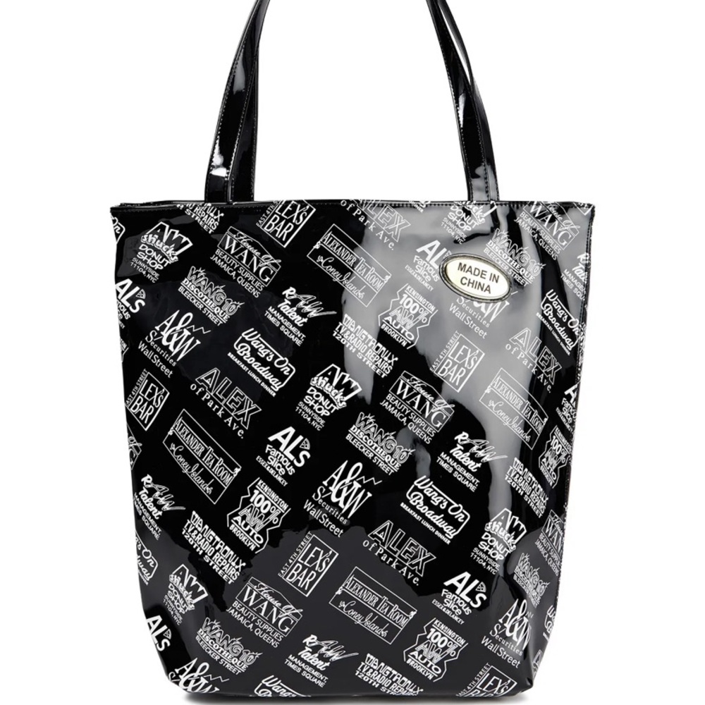 Alexander wang nyc vinyl tote bag